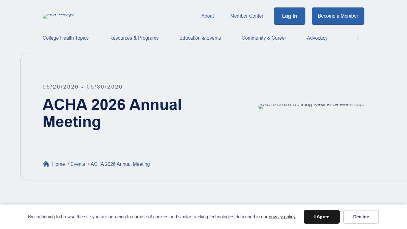 ACHA 2026 Annual Meeting – ACHA